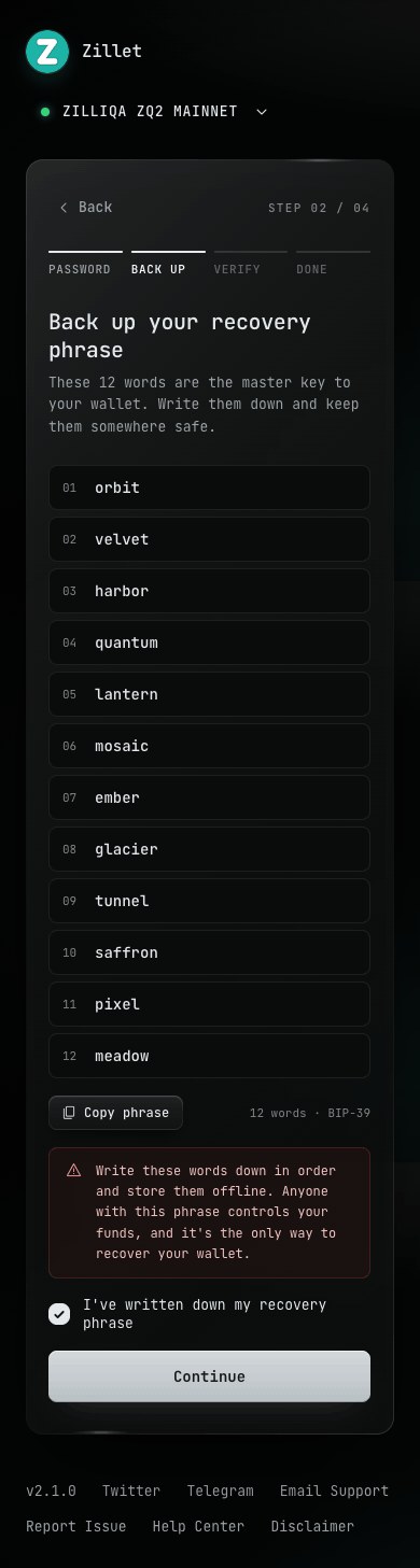 Mobile backup